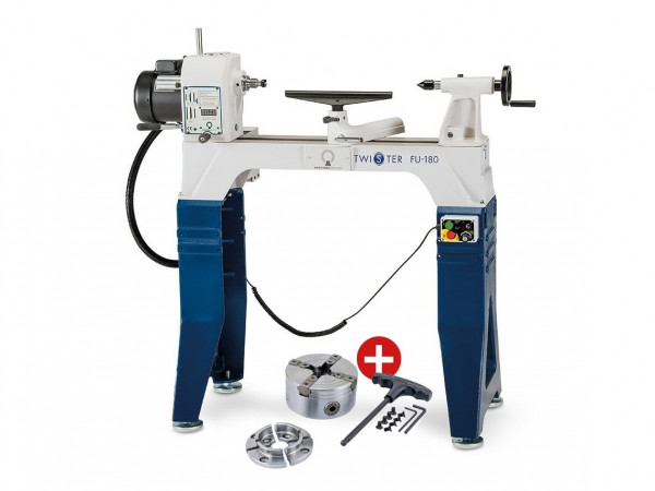 TWISTER FU-180 Drechselmaschine SET-Aktion